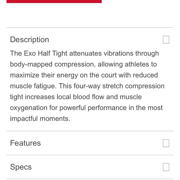 NWT men’s Wilson exo half tight black shorts - Picture 7 of 7